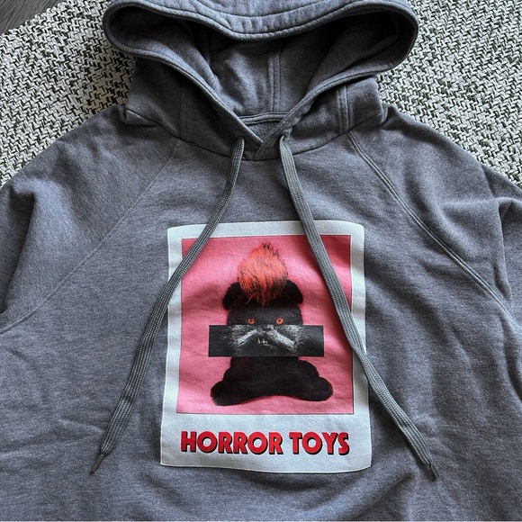 Super Rare Deadstock Neil Barrett Horror Toys Print Hoodie